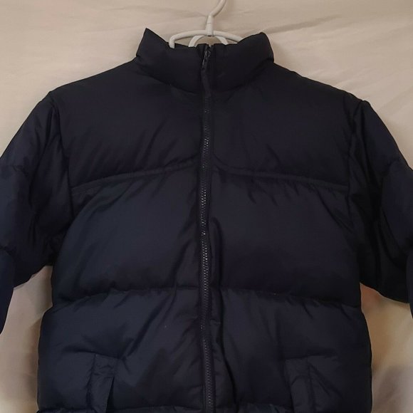 Steve & Barry's Double Down Juniors 18-20 Blue Puffer Full Zip Jacket Coat Unsex - Picture 2 of 11
